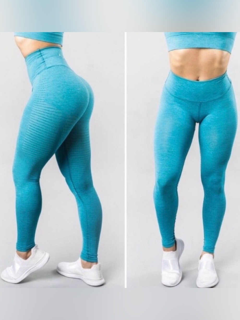 New in Bag - Alphalete High-Waist Full length Leggings in Vivd Blue -Size Medium